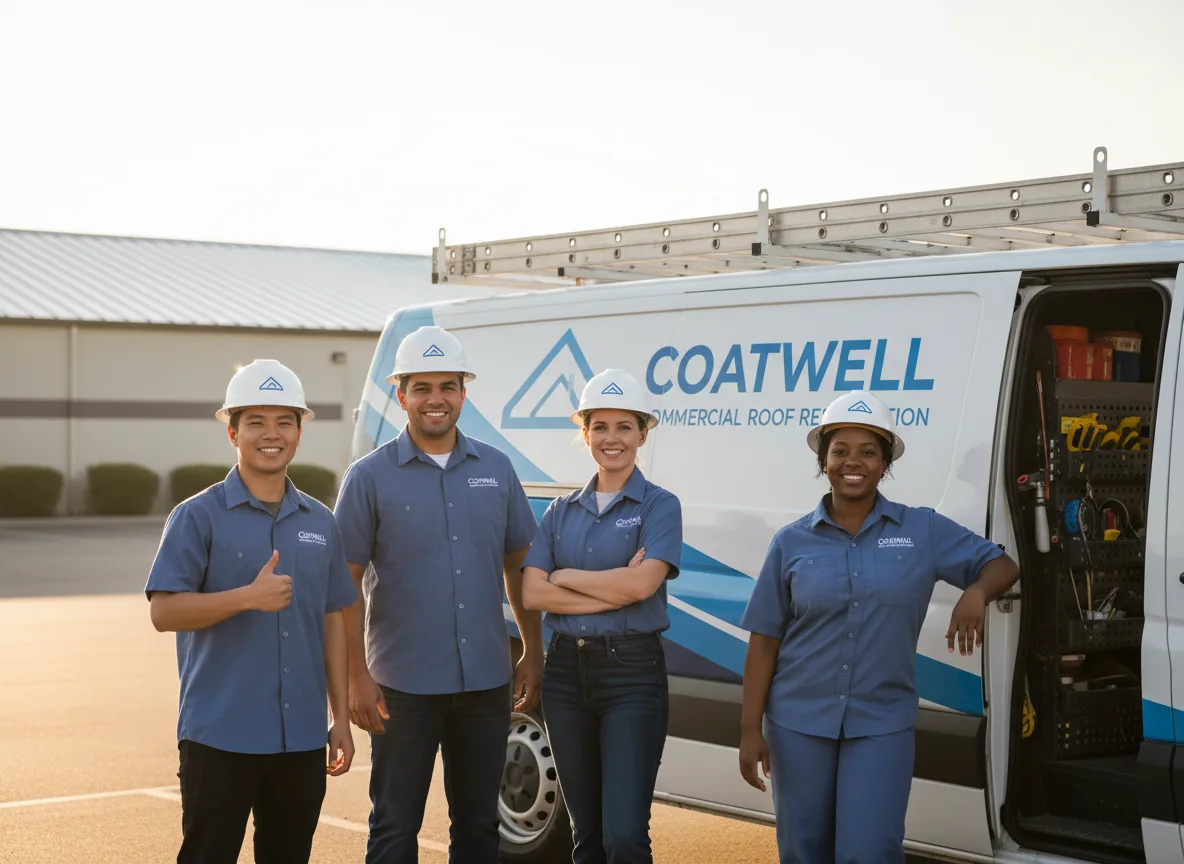 Commercial roof coating company in Curtiss, WI